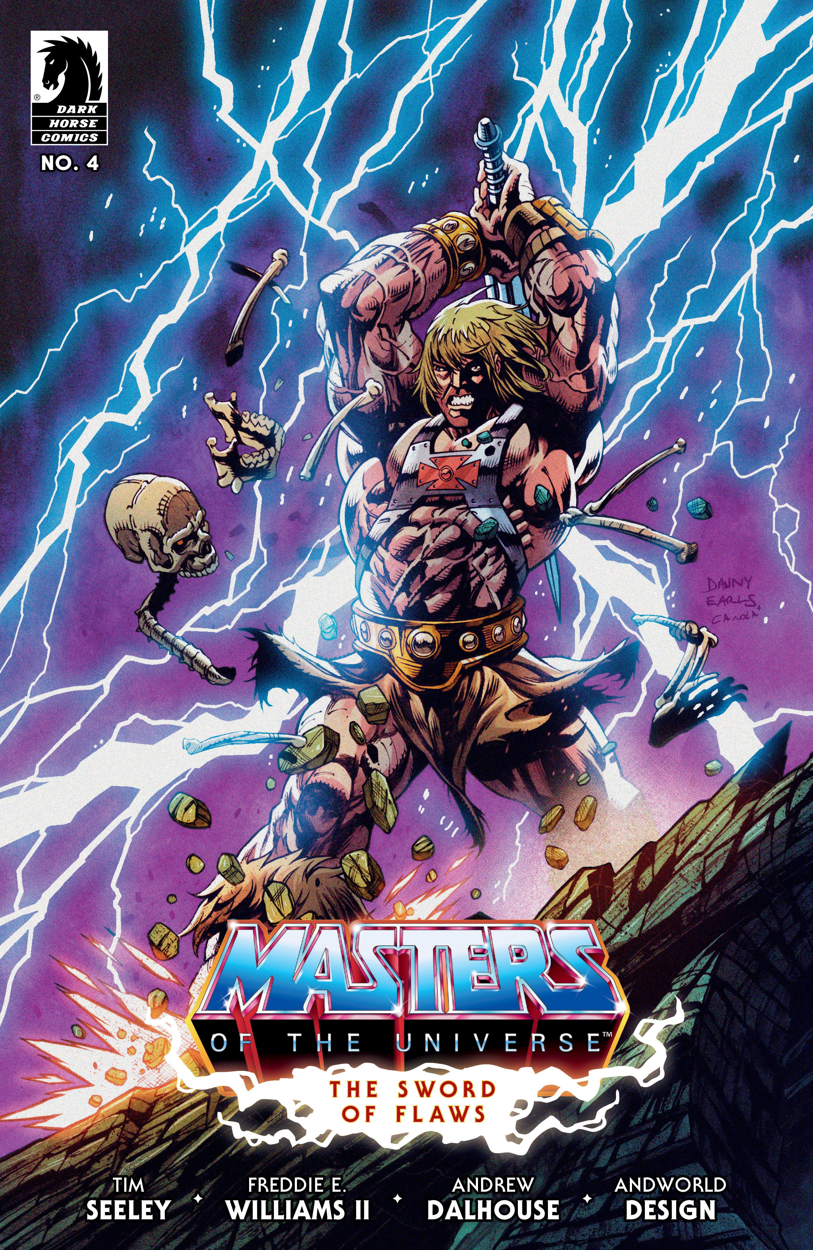 HE-MAN AND THE MASTERS OF THE UNIVERSE THE SWORD OF FLAWS (2025) #4 CVR B DAN EARLS