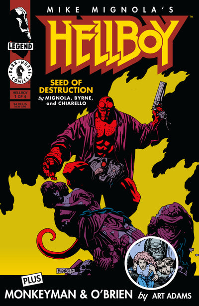 HELLBOY SEED OF DESTRUCTION (1994) #1 FACSIMILE EDITION (2026) CVR A MIKE MIGNOLA