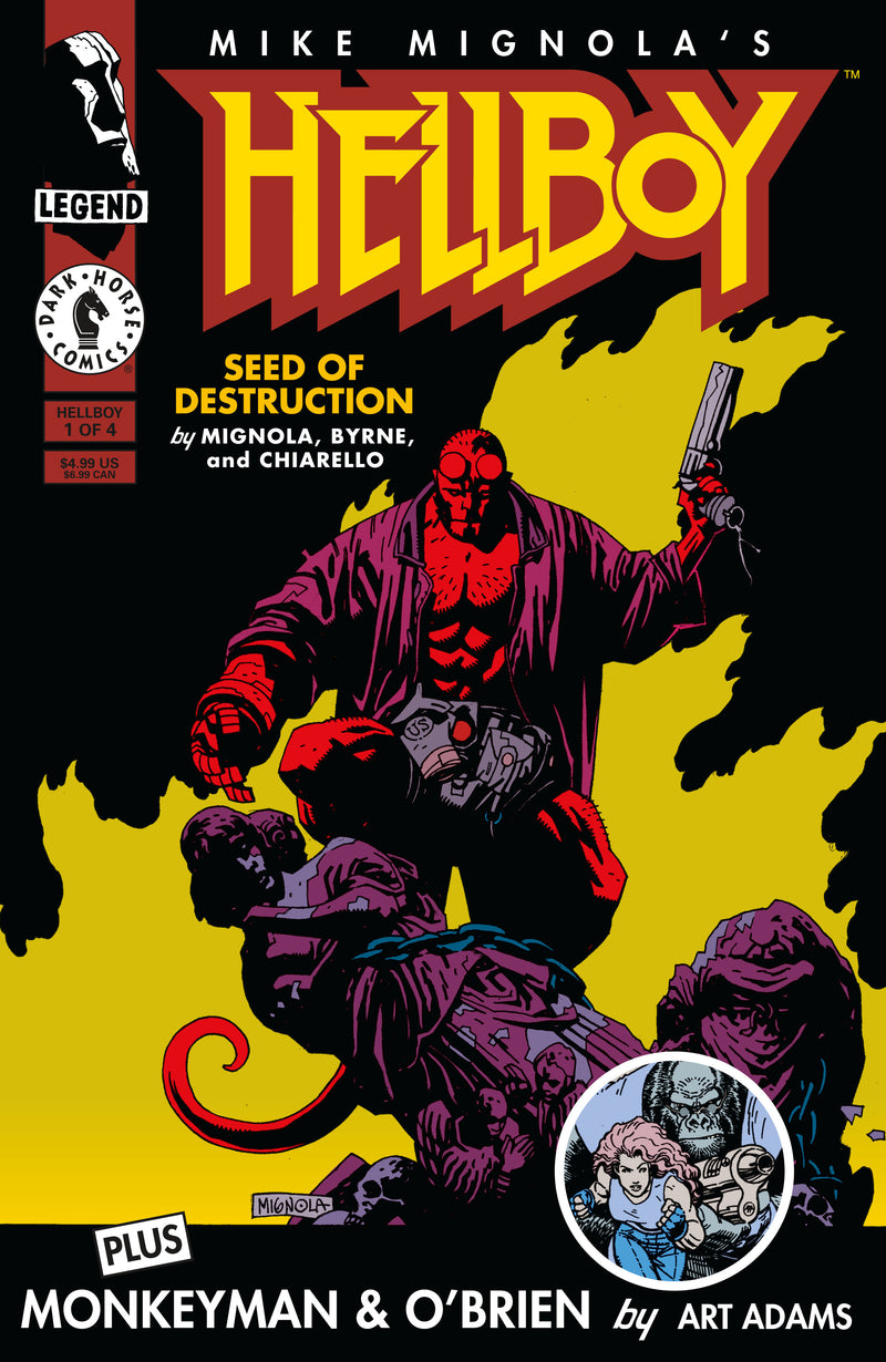 HELLBOY SEED OF DESTRUCTION (1994) #1 FACSIMILE EDITION (2026) CVR A MIKE MIGNOLA