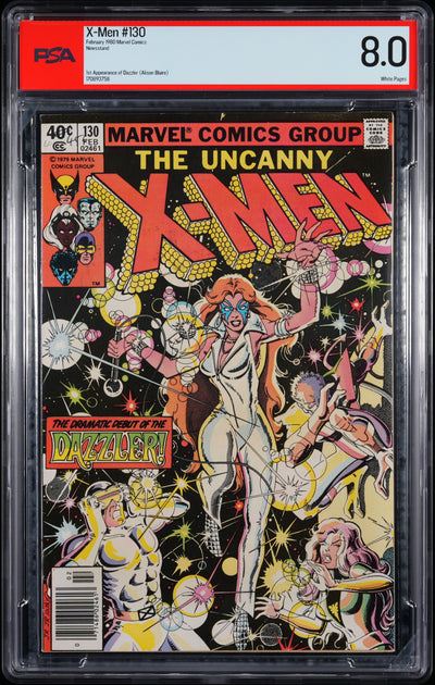 UNCANNY X-MEN (1963) #130 NEWSSTAND PSA 8.0
