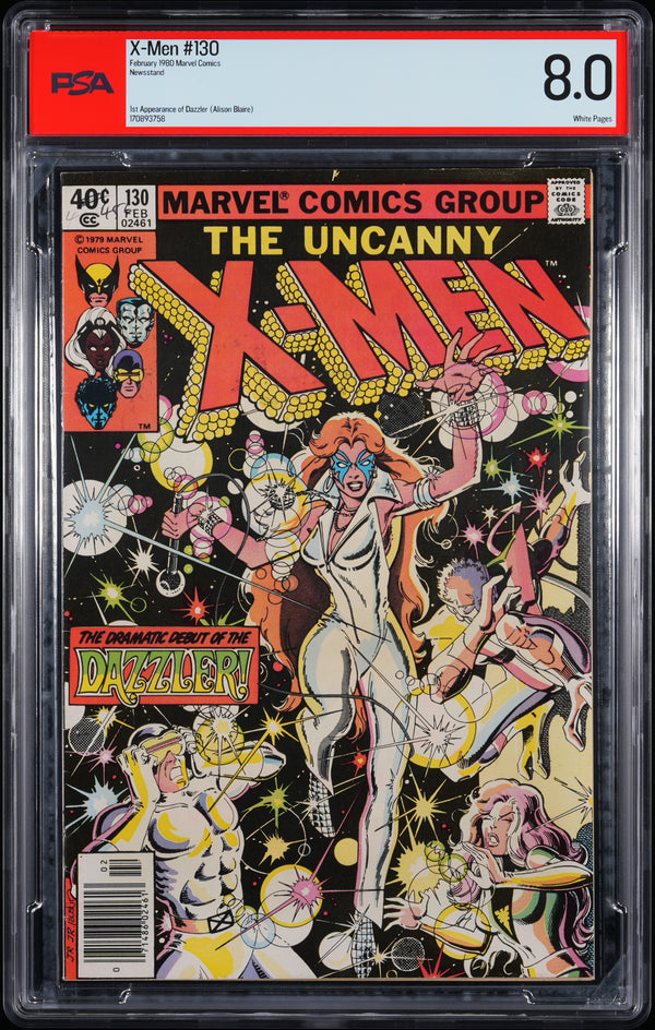 UNCANNY X-MEN (1963) #130 NEWSSTAND PSA 8.0