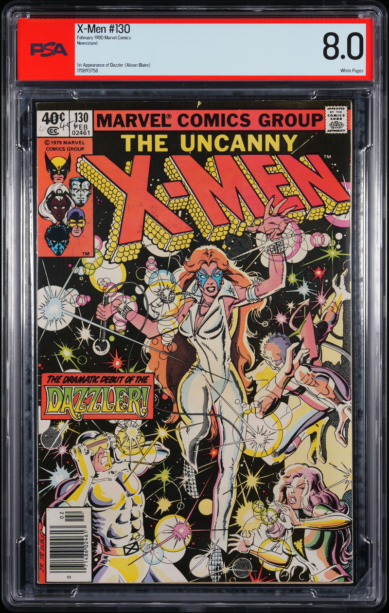 UNCANNY X-MEN (1963) #130 NEWSSTAND PSA 8.0