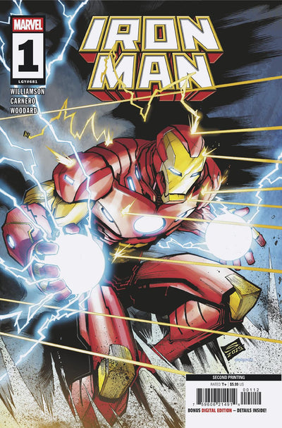 IRON MAN (2026) #1 GERARDO SANDOVAL 2ND PRINTING VAR