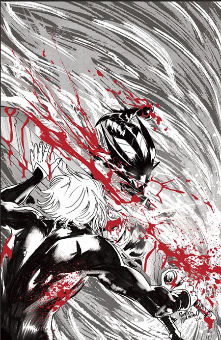 FIREBORN (2026) #5 CVR E PATRICK MULHOLLAND BLACK AND WHITE AND BLOOD VIRGIN CARDSTOCK VAR