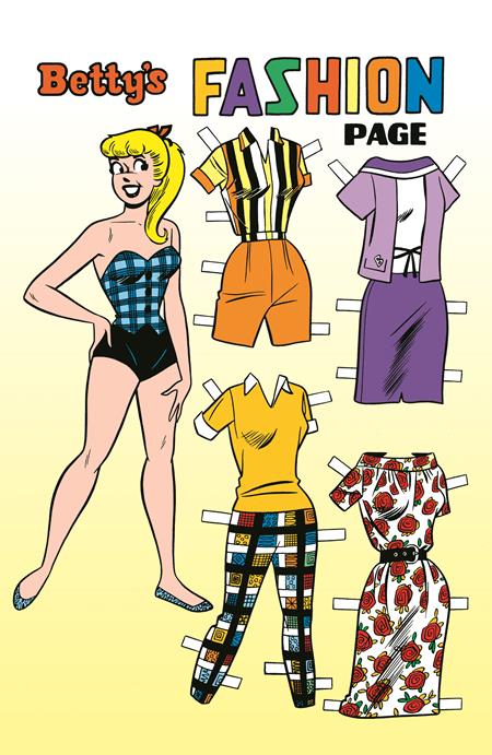 ARCHIE COMICS 85TH ANNIVERSARY PRESENTS BETTY & VERONICA FASHION PAGES (2026) #1 (ONE-SHOT) CVR B DAN DECARLO BETTY PIN-UP VAR