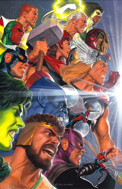 JLA/AVENGERS (2003) #3 FACSIMILE EDITION (2026) ALEX ROSS 2-PART CONNECTING VAR A