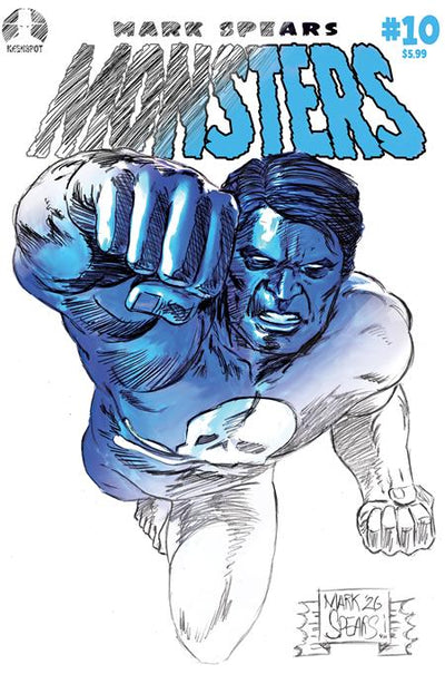 MARK SPEARS MONSTERS (2024) #10 CVR C MARK SPEARS MIDKNIGHT MAN CONCEPT