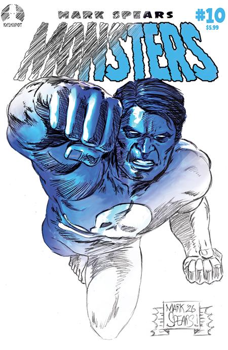 MARK SPEARS MONSTERS (2024) #10 CVR C MARK SPEARS MIDKNIGHT MAN CONCEPT