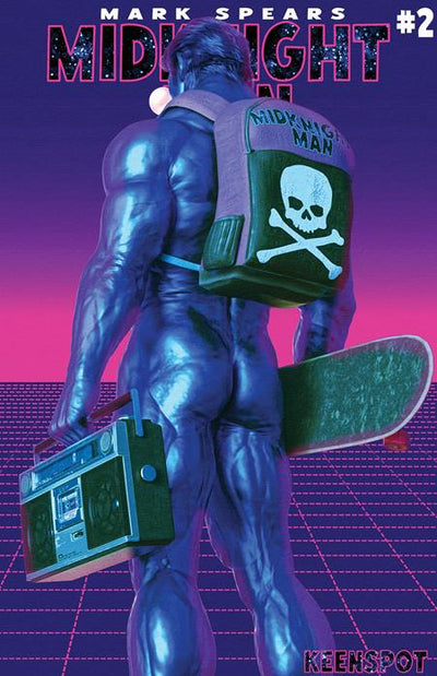 MARK SPEARS MIDKNIGHT MAN (2026) #2 CVR E MARK SPEARS ELECTRIC BLUE