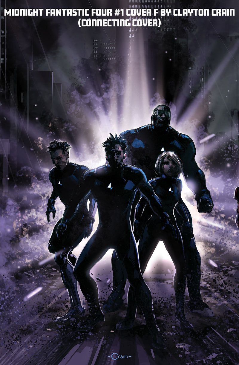 MIDNIGHT FANTASTIC FOUR (2026) #1 CVR F CLAYTON CRAIN 3-PART CONNECTING VAR