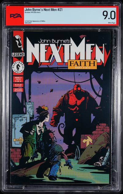 JOHN BYRNE'S NEXT MEN (1993) #21 PSA 9.0