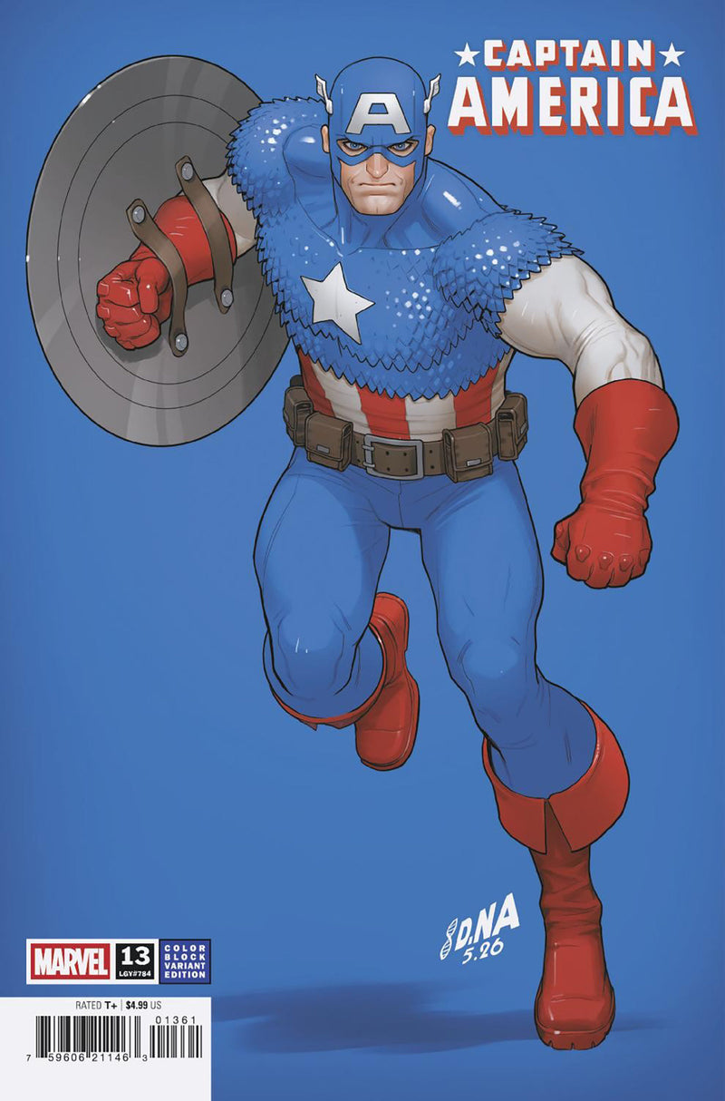 CAPTAIN AMERICA (2025) #13 DAVID NAKAYAMA COLOR BLOCK BLUE VAR [ARM]