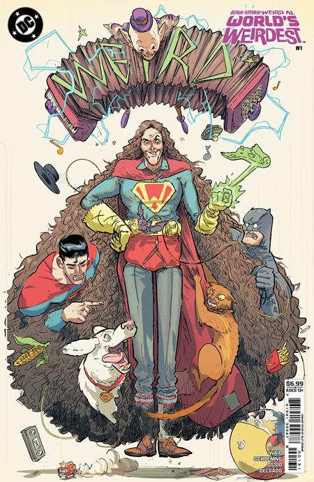 BATMAN SUPERMAN WEIRD AL WORLDS WEIRDEST (2026) #1 (ONE SHOT) CVR C RILEY ROSSMO CARD STOCK VAR
