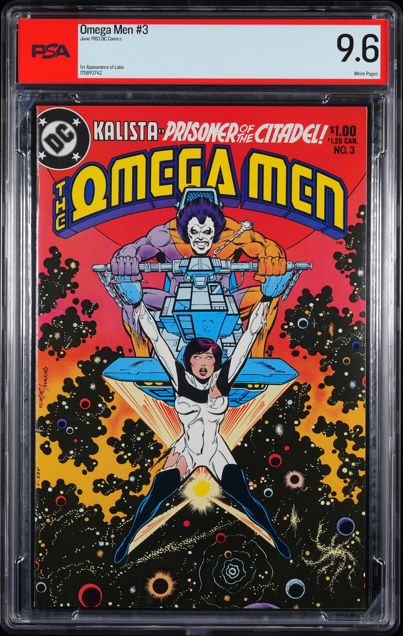 OMEGA MEN (1983) #3 PSA 9.6 - (1ST APPEARANCE LOBO)