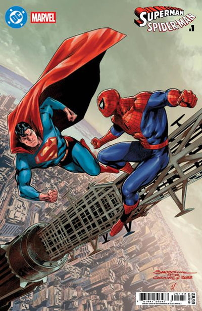 DC MARVEL SUPERMAN SPIDER-MAN (2026) #1 (ONE SHOT) CVR S RAFA SANDOVAL CARD STOCK VAR