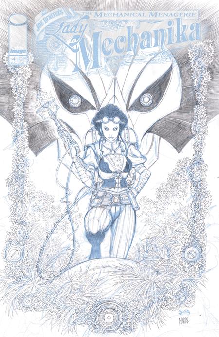 LADY MECHANIKA THE MECHANICAL MENAGERIE (2026) #4 CVR C 10 COPY INCV JOE BENITEZ & MARTIN MONTIEL B&W VAR