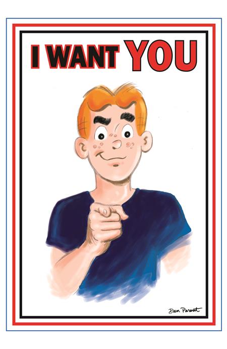 ARCHIE COMICS CELEBRATES AMERICAS 250TH (2026) #1 (ONE SHOT) CVR C DAN PARENT UNCLE SAM POSTER ART VAR