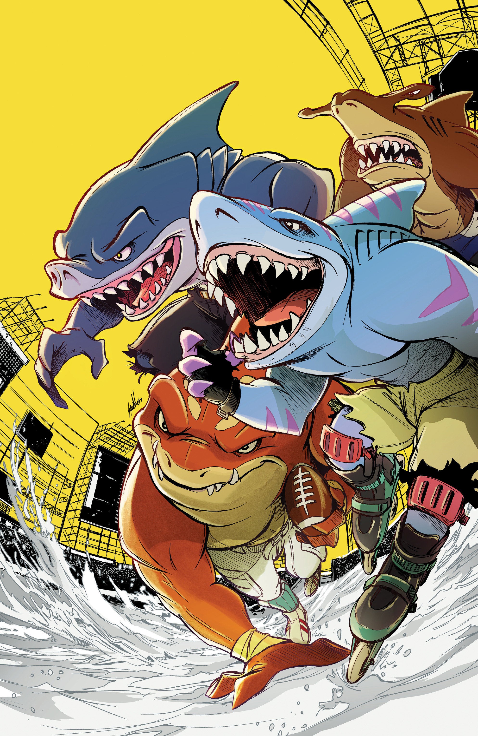 STREET SHARKS (2025) #3 CVR E 25 COPY INCV SANTTOS VAR