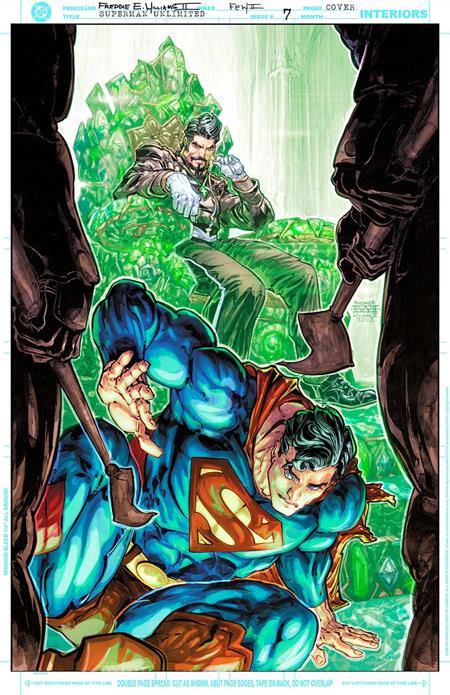 SUPERMAN UNLIMITED (2025) #7 CVR D FREDDIE E WILLIAMS II CARD STOCK VAR