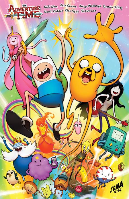 ADVENTURE TIME (2025) HC VOL 01 BEST OF BUDS DIRECT MARKET EXCLUSIVE DAVID NAKAYAMA CVR
