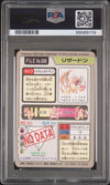 1997 POCKET MONSTERS CARDDASS CHARIZARD PRISM #006 PSA 8