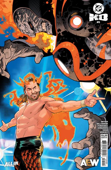 DC K.O. (2025) #5 CVR J DAN MORA DC AEW CAMEO CARD STOCK VAR