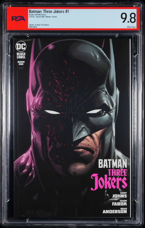 BATMAN: THREE JOKERS (2020) #1 BATMAN VARIANT PSA 9.8