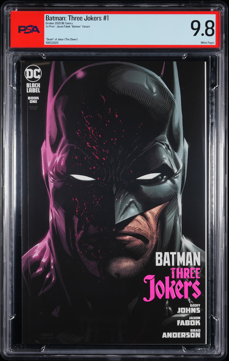 BATMAN: THREE JOKERS (2020) #1 BATMAN VARIANT PSA 9.8