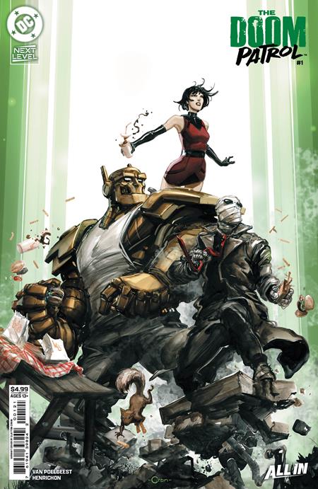 DOOM PATROL (2026) #1 CVR B CLAYTON CRAIN CARD STOCK VAR