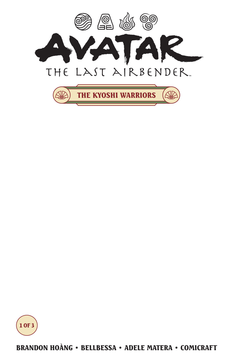 AVATAR THE LAST AIRBENDER THE KYOSHI WARRIORS (2026) #1 CVR B BLANK VAR