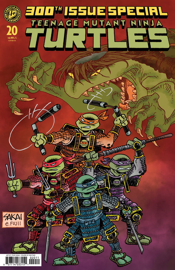 TEENAGE MUTANT NINJA TURTLES (2024) #20 300TH ISSUE SPECIAL CVR I 50 COPY INCV SAKAI VAR