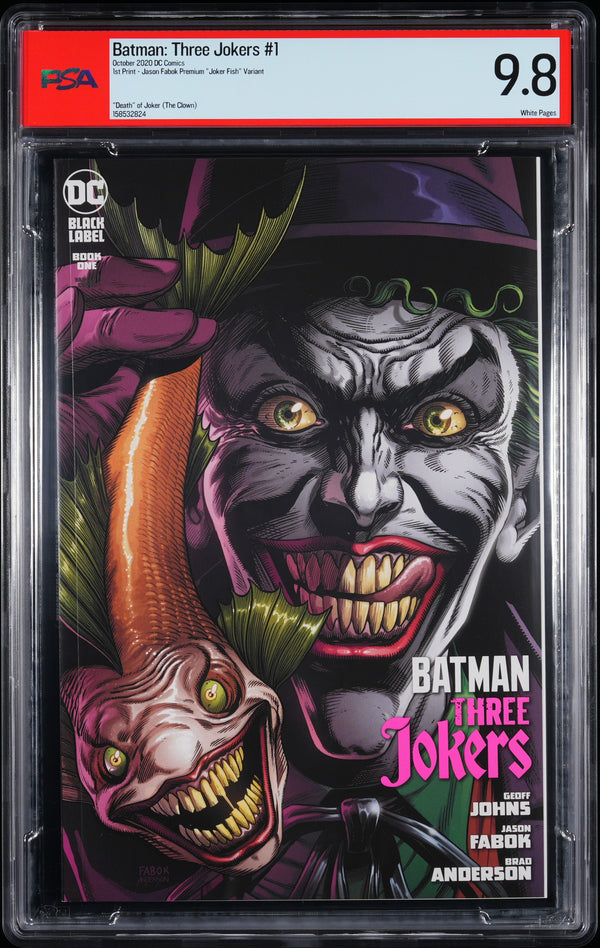 BATMAN: THREE JOKERS (2020) #1 JOKER FISH VARIANT PSA 9.8