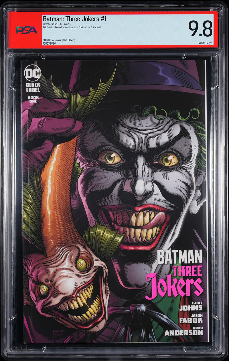BATMAN: THREE JOKERS (2020) #1 JOKER FISH VARIANT PSA 9.8