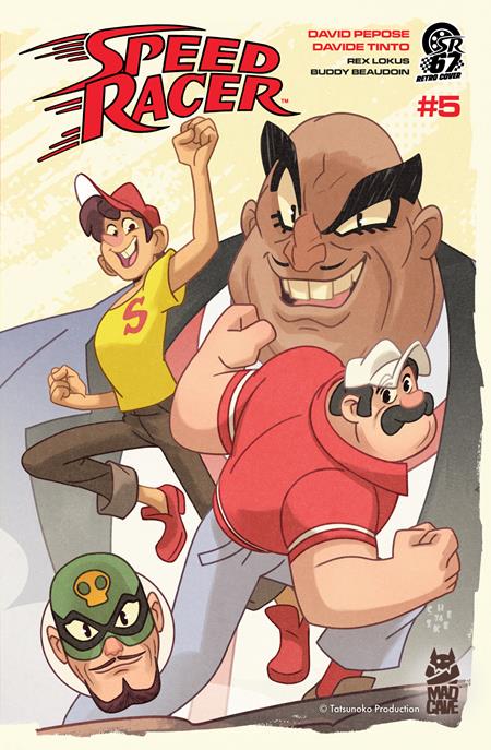 SPEED RACER (2025) #5 CVR B SEAN GALLOWAY RETRO MANGA VAR