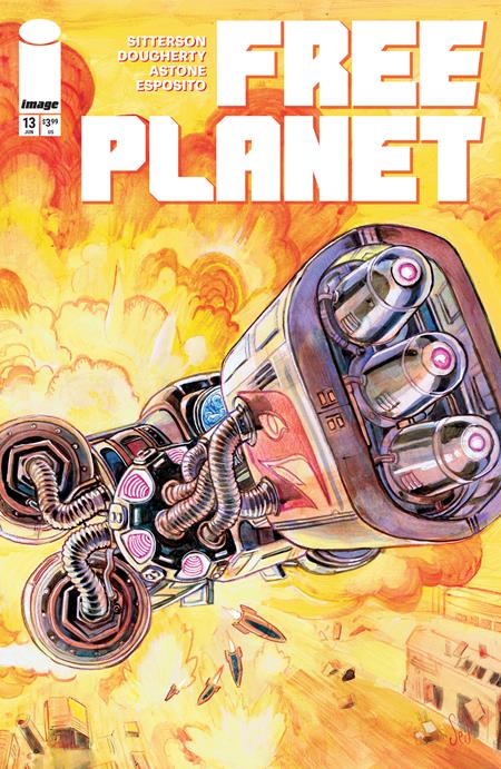 FREE PLANET (2025) #13 CVR B JED DOUGHERTY