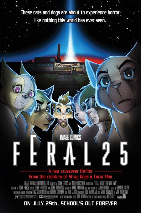 FERAL (2024) #25 CVR B TONE RODRIGUEZ & ALLEN PASSALAQUA FACULTY HOMAGE