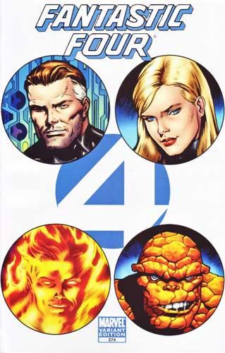 FANTASTIC FOUR  (1998) #574 44 COPY INCV EAGLESHAM TEAM VAR