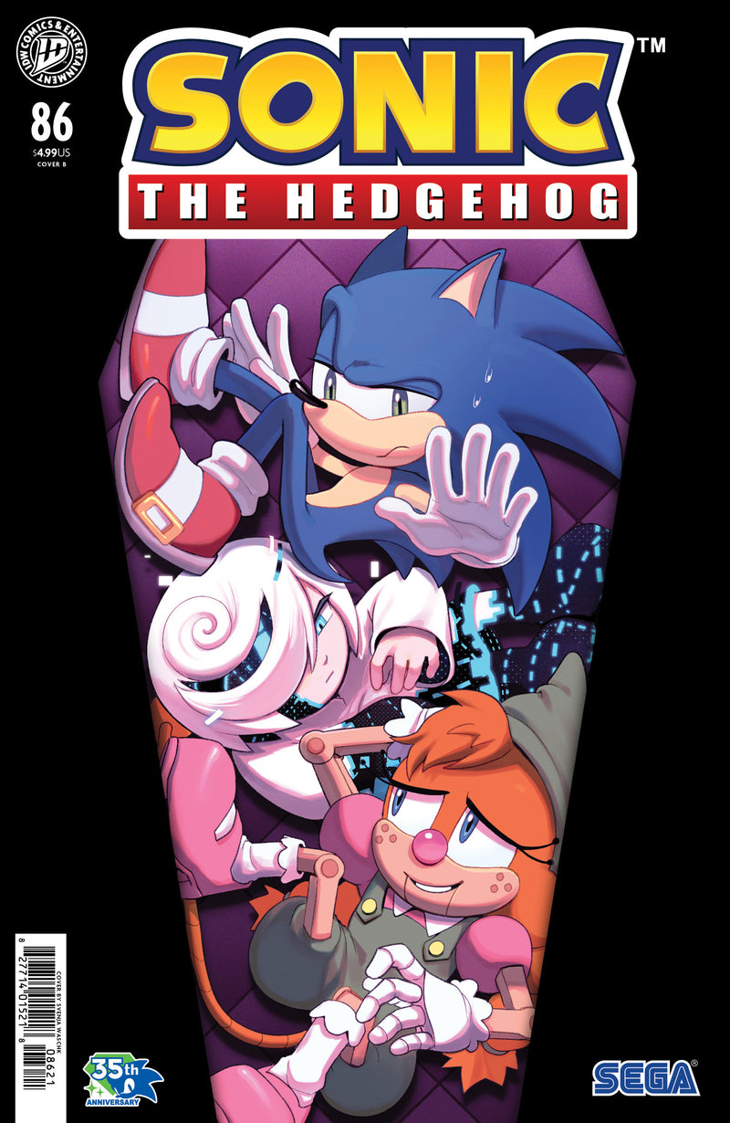 SONIC THE HEDGEHOG (2018) #86 CVR B WASCHK