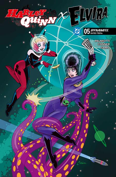 HARLEY QUINN X ELVIRA (2025) #5 CVR A AMANDA CONNER TENTACLES
