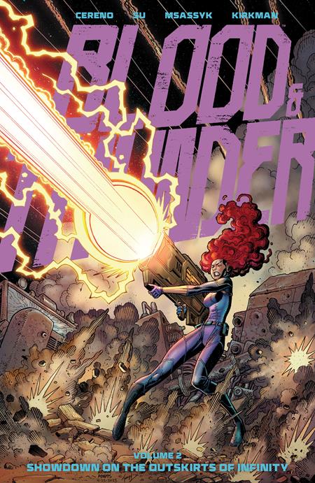 BLOOD & THUNDER TP VOL 02 SHOWDOWN ON THE OUTSKIRTS DIRECT MARKET EXCLUSIVE ARTHUR ADAMS & MSASSYK VAR