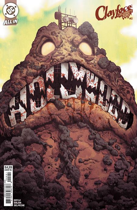 CLAYFACE CELEBRITY DIRT (2026) #2 CVR B MIKE DEL MUNDO CARD STOCK VAR