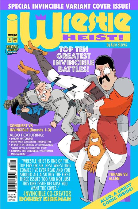 WRESTLE HEIST (2025) #4 CVR B KYLE STARKS INVINCIBLE TEAM UP VAR