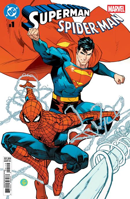 DC MARVEL SUPERMAN SPIDER-MAN (2026) #1 (ONE SHOT) 2ND PTG CVR A DAN MORA VAR