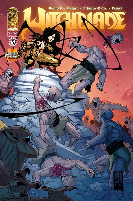 WITCHBLADE (2024) #25 CVR C PAT BOUTIN & STEVE FIRCHOW CONNECTING WITCHBLADE TEAM UP VAR