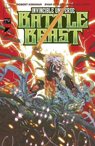 INVINCIBLE UNIVERSE BATTLE BEAST (2025) #1 10TH PRINTING CVR J CARMINE DI GIANDOMENICO VAR