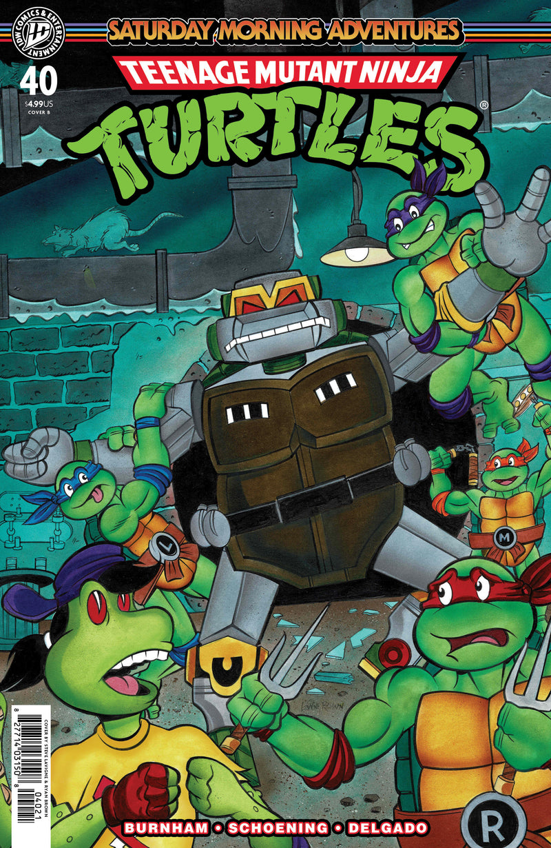 TMNT SATURDAY MORNING ADVENTURES CONTINUED (2023) #40 CVR B LAVIGNE