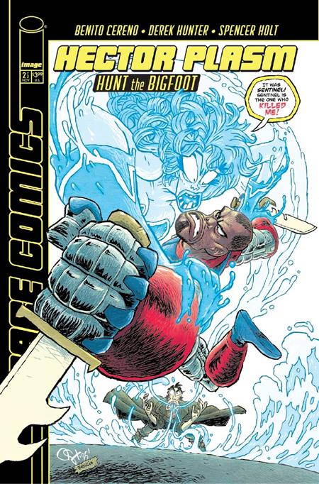 HECTOR PLASM HUNT THE BIGFOOT (2025) #2 CVR E DEREK HUNTER YOUNGBLOOD TEAM UP VAR