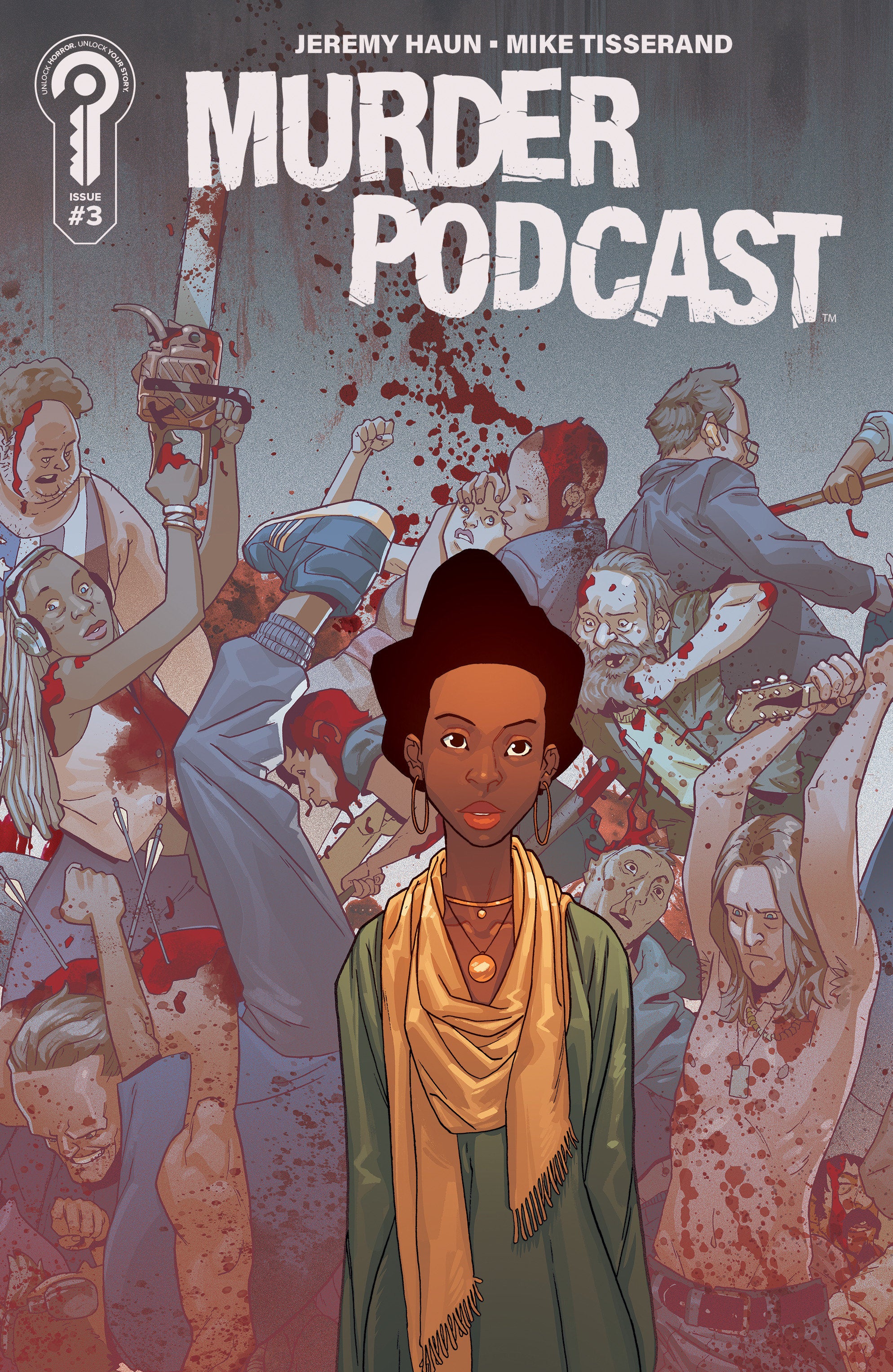 MURDER PODCAST (2025) #3 COVER B MIKE TISSERAND CONNECTED