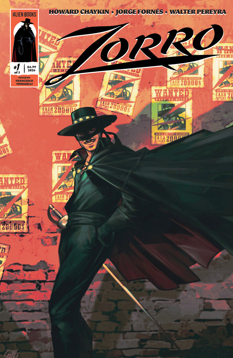 ZORRO (2026) #1 CVR B TOMASELLI
