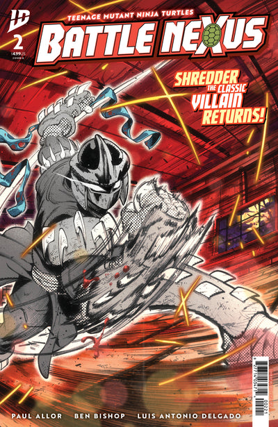 TEENAGE MUTANT NINJA TURTLES BATTLE NEXUS (2025) #2 CVR B ORTIZ